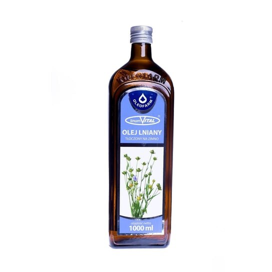 Льняное масло холодного отжима Linumvital, 1000 мл. Oleofarm 
Льняное масло холодного отжима Linumvital, 1000 мл. Oleofarm