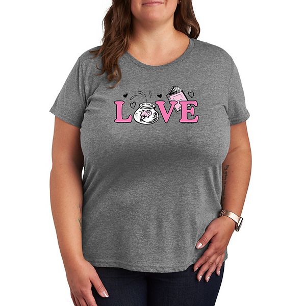 Футболка с принтом fish love, Plus size Dr. Seuss, Heather Gray
Футболка с принтом fish love, Plus size Dr. Seuss, Heather Gray