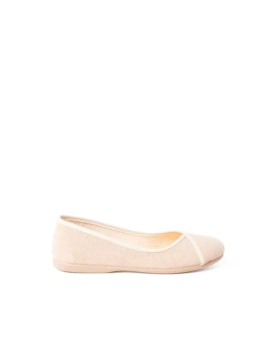 Балетки для девочек из эко-холста Pisamonas, бежевый
Балетки для девочек из эко-холста Pisamonas, бежевый