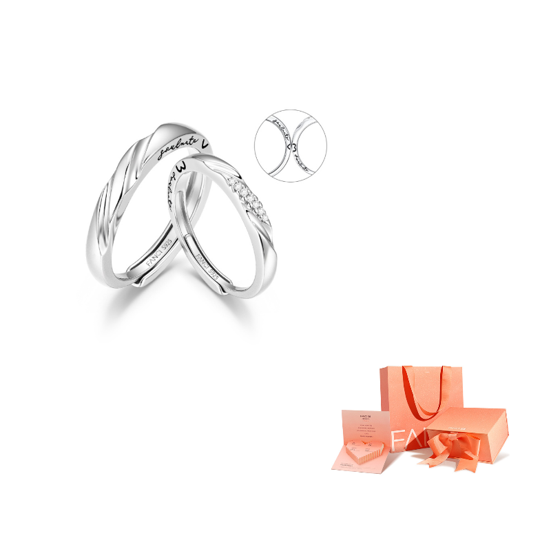 FANCI Пара серебряных колец S925 Unisex
FANCI Пара серебряных колец S925 Unisex