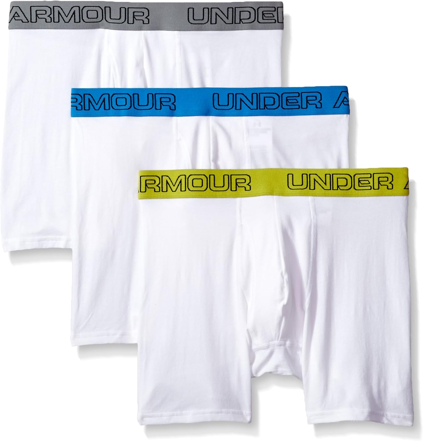 Under Armour мужские боксеры Charged Cotton Stretch 6" Boxerjock - набор из 3 штук, White (101)/White
Under Armour мужские боксеры Charged Cotton Stretch 6" Boxerjock - набор из 3 штук, White (101)/White