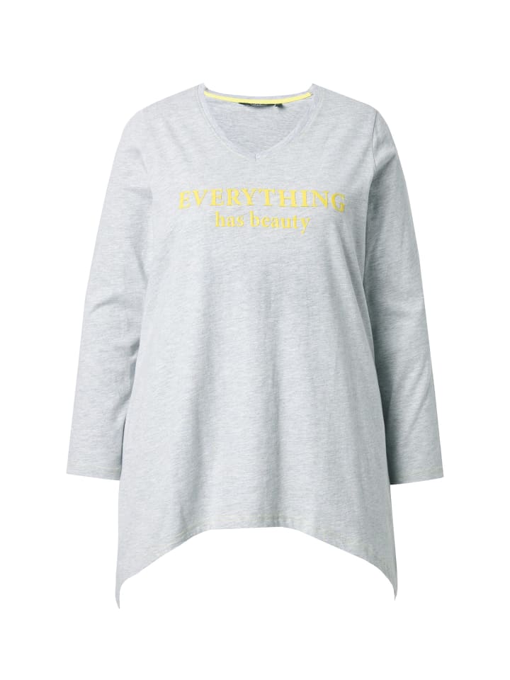 Рубашка светло-серого меланжа Ulla Popken
Рубашка светло-серого меланжа Ulla Popken