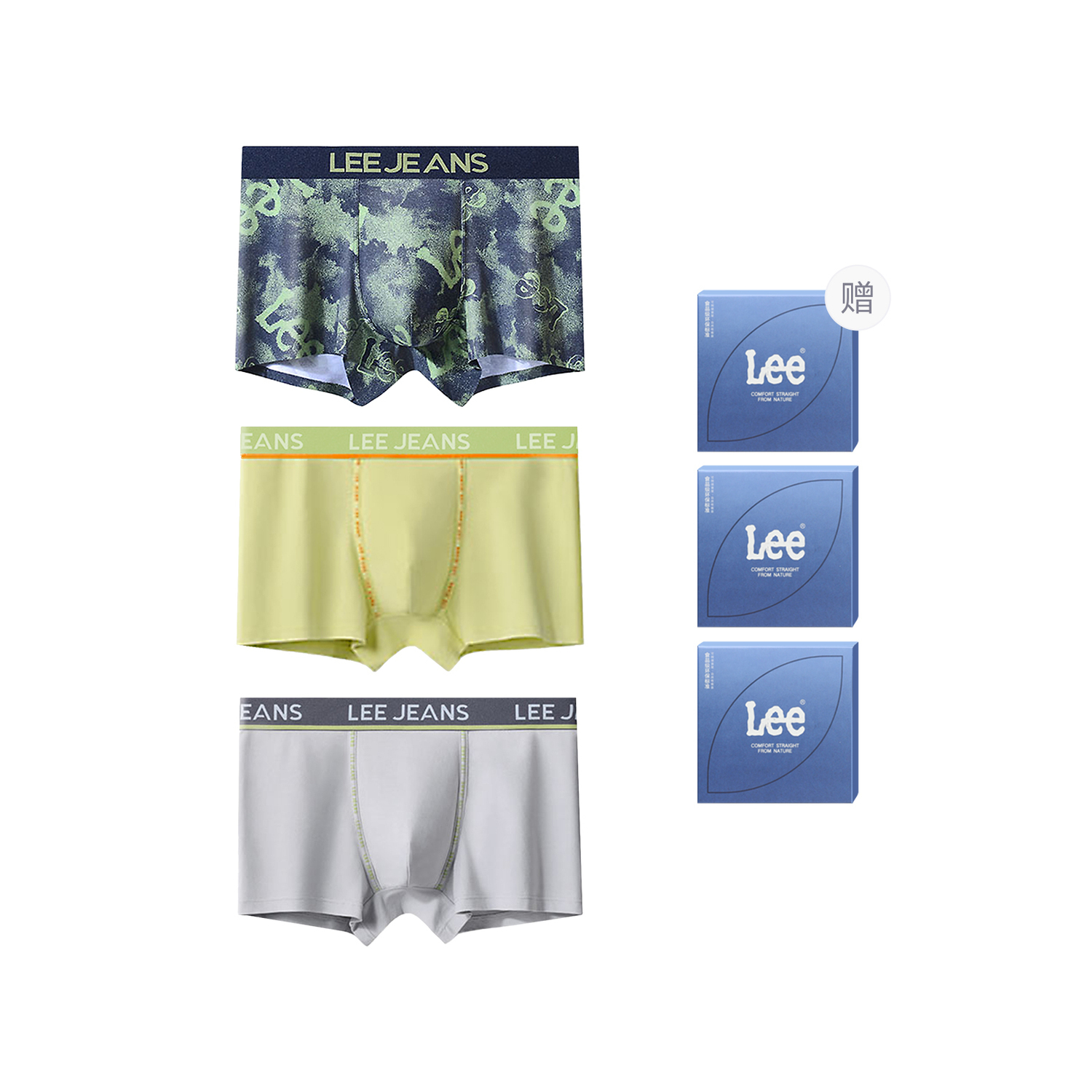 Боксеры мужские Brilliant Underpants 3 шт Lee, светло-серый
Боксеры мужские Brilliant Underpants 3 шт Lee, светло-серый