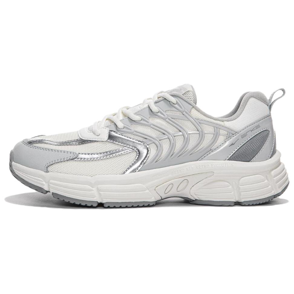 Erke Кроссовки для бега с низким верхом, противоскользящие, амортизирующие, мужские, серебристо-белые
Erke Кроссовки для бега с низким верхом, противоскользящие, амортизирующие, мужские, серебристо-белые