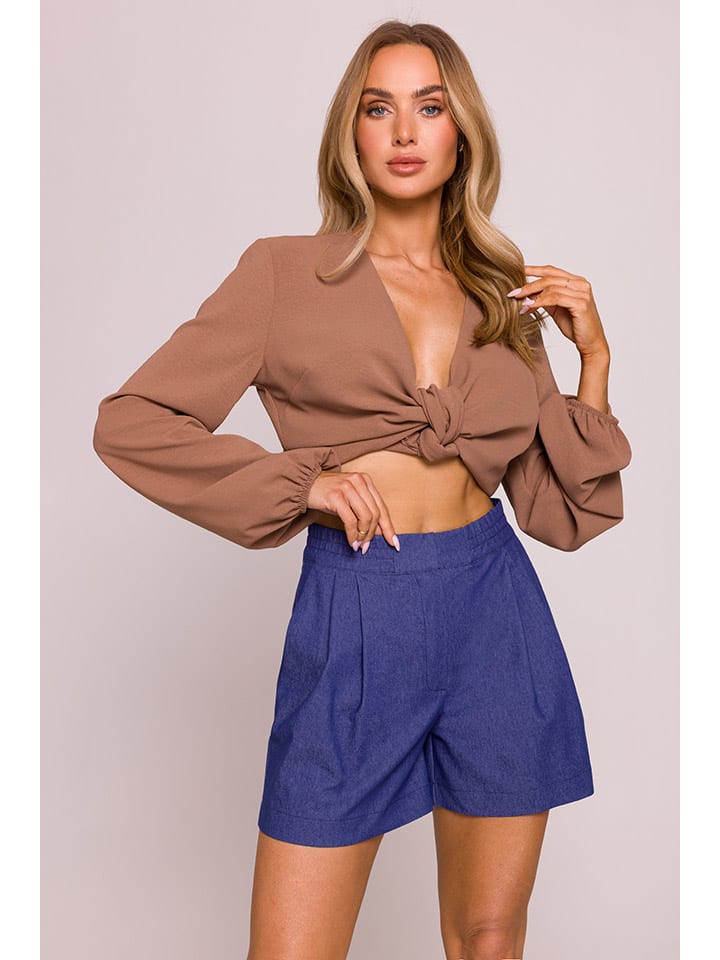 Тканевые шорты made of emotion, темно-синий
Тканевые шорты made of emotion, темно-синий