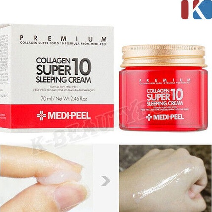 MEDI PEEL Collagen Super 10 Sleeping Cream 70 мл Ночной крем Коллагеновый крем Amore Pacific Laneige
MEDI PEEL Collagen Super 10 Sleeping Cream 70 мл Ночной крем Коллагеновый крем Amore Pacific Laneige