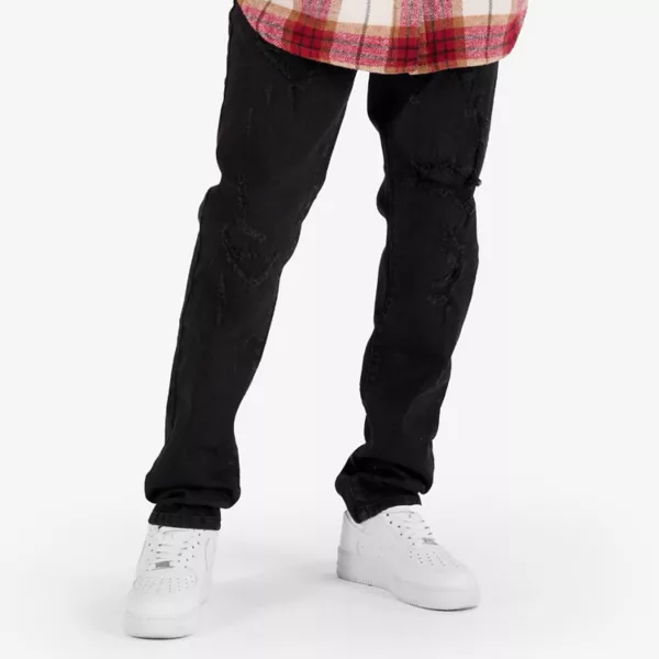 Мужские джинсы Ink Stick с пятью карманами и цветными потертостями Caliber Denim Co., черный
Мужские джинсы Ink Stick с пятью карманами и цветными потертостями Caliber Denim Co., черный