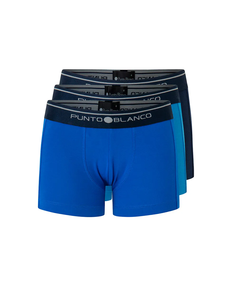 Набор из 3 боксеров для мальчиков с логотипом на талии Punto Blanco, многоцветный
Набор из 3 боксеров для мальчиков с логотипом на талии Punto Blanco, многоцветный