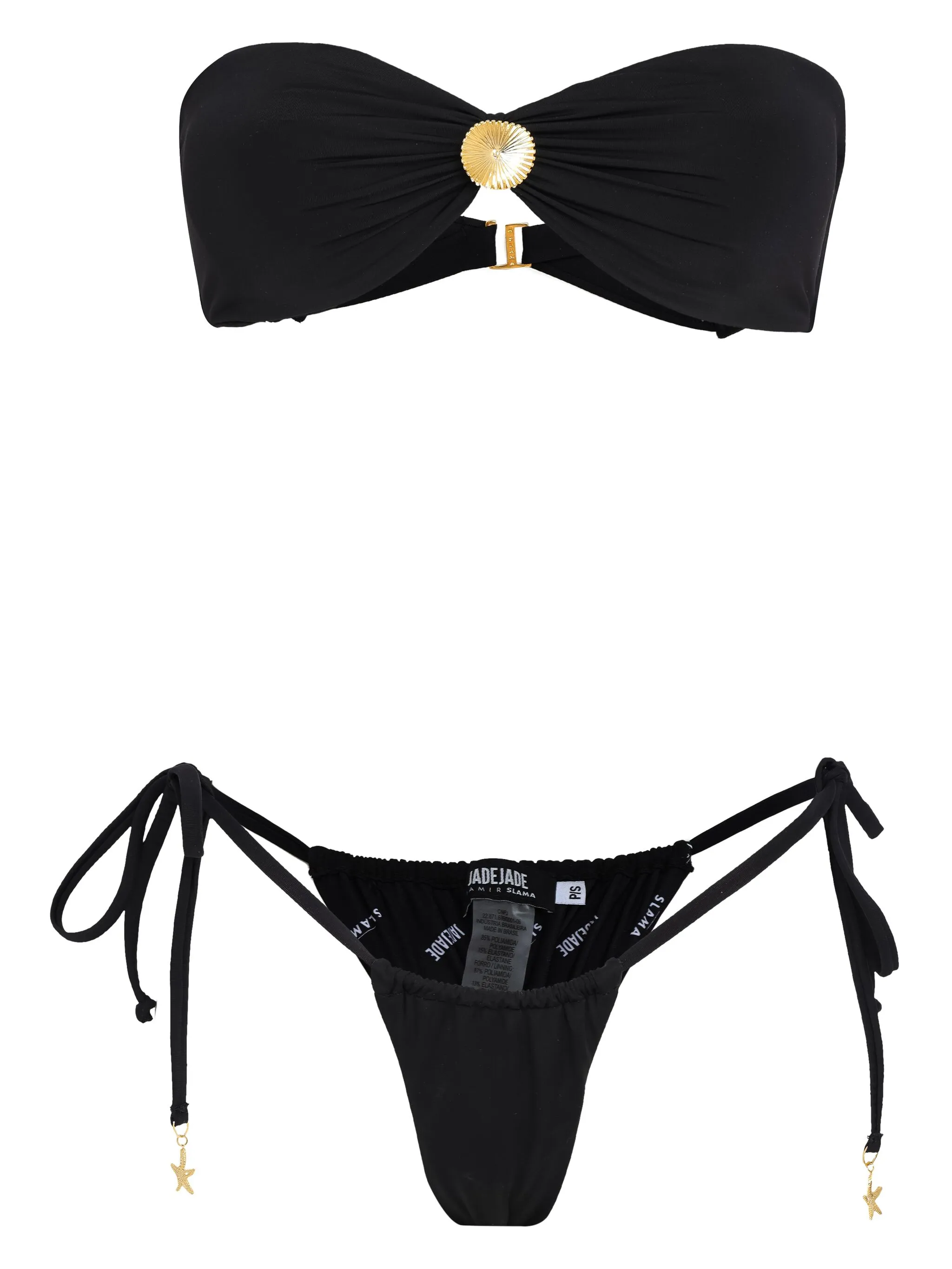 Бикини с драпировкой Amir Slama, черный
Бикини с драпировкой Amir Slama, черный