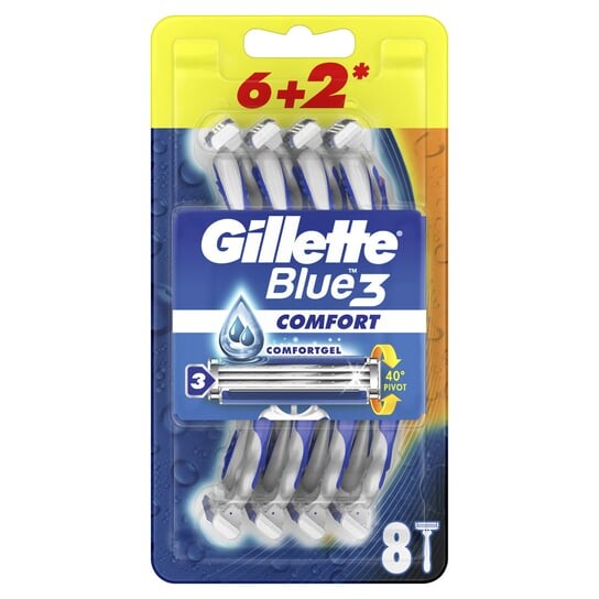 Одноразовая мужская бритва, 8 шт. Gillette Blue3 Comfort
Одноразовая мужская бритва, 8 шт. Gillette Blue3 Comfort