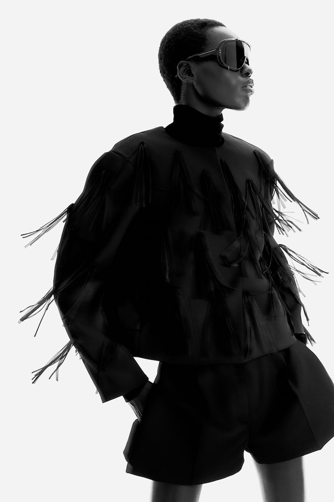 Куртка с бахромой H&M, черный
Куртка с бахромой H&M, черный