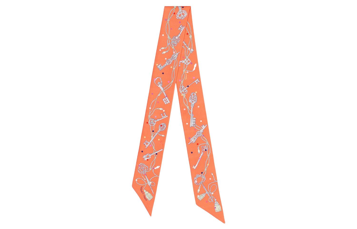 Hermès Pre Owned 2020-е Платок Les Cles A Pois HERMES, Оранжевый
Hermès Pre Owned 2020-е Платок Les Cles A Pois HERMES, Оранжевый