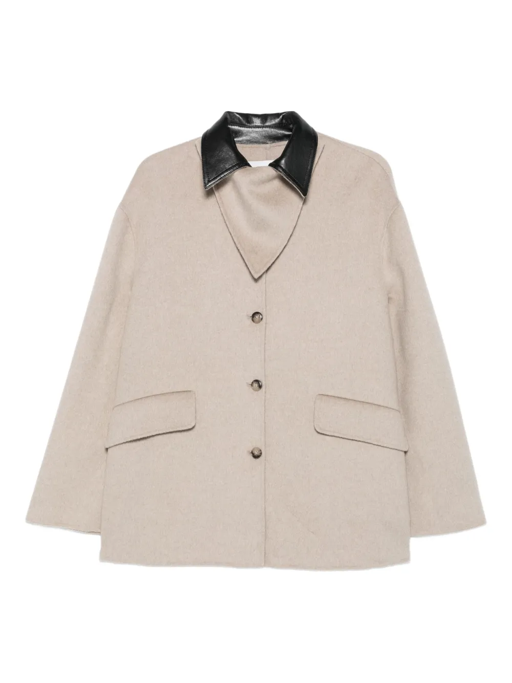 Куртка на пуговицах Nanushka, бежевый
Куртка на пуговицах Nanushka, бежевый