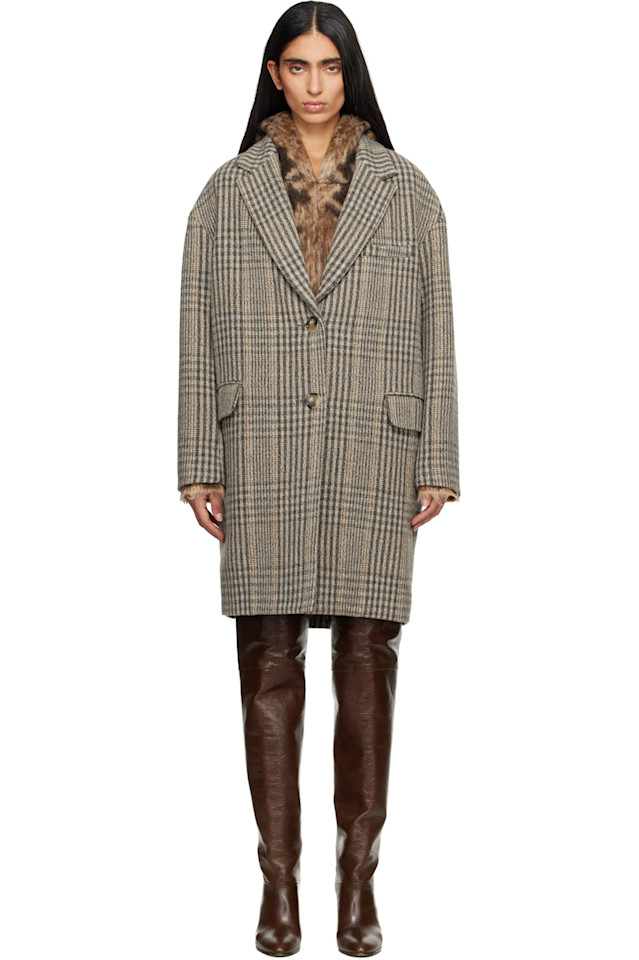 Isabel Marant Etoile Коричневое пальто лимиза
Isabel Marant Etoile Коричневое пальто лимиза