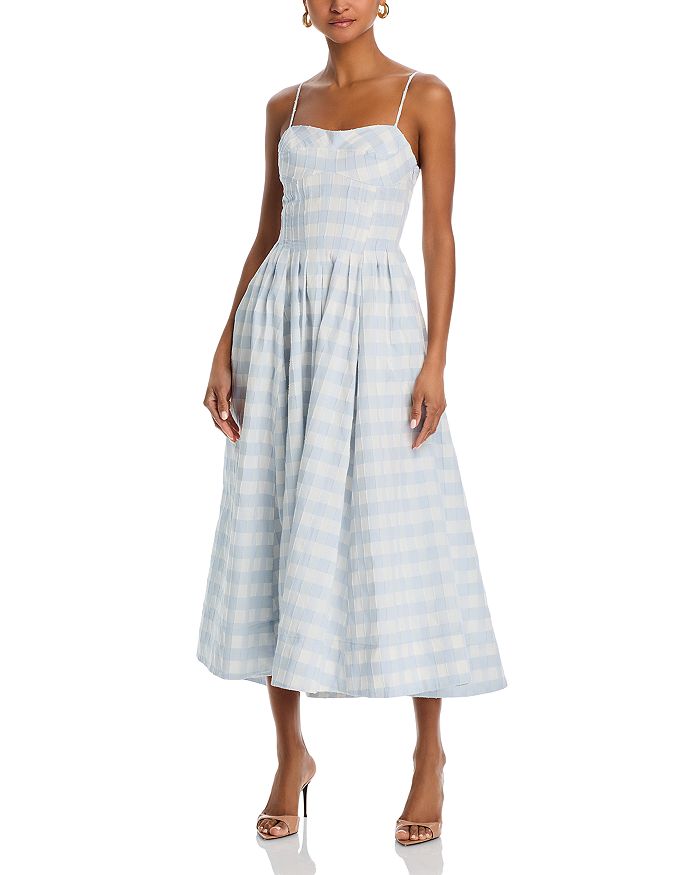 Киттия Безрукавное Миди-платье из Поплина SIMKHAI, синий
Киттия Безрукавное Миди-платье из Поплина SIMKHAI, синий