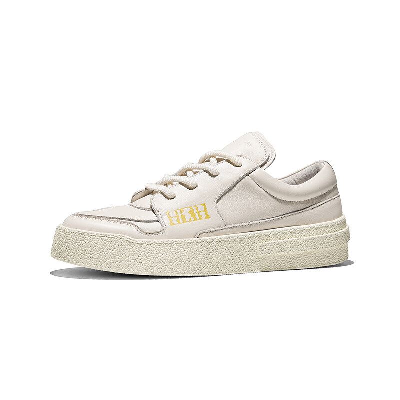 Кеды мужские, обувь для скейтбординга низкая белый Hautton 
Кеды мужские, обувь для скейтбординга низкая белый Hautton