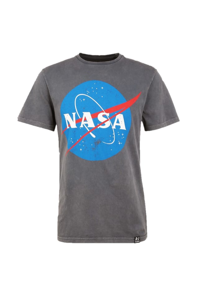 Футболка с винтажным логотипом NASA серого цвета в классическом дизайне Re:Covered, серый
Футболка с винтажным логотипом NASA серого цвета в классическом дизайне Re:Covered, серый