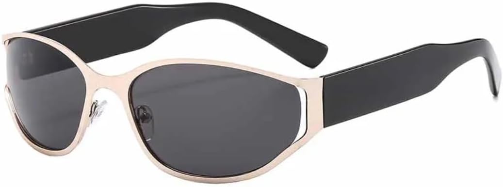 Панк-тренд, крутые овальные солнцезащитные очки из полого металла для женщин, хип-хоп, люксовые, для мужчин, для активного отдыха, походов, с защитой от УФ-излучения UV400 TVTBBVV, Black Gray
Панк-тренд, крутые овальные солнцезащитные очки из полого металла для женщин, хип-хоп, люксовые, для мужчин, для активного отдыха, походов, с защитой от УФ-излучения UV400 TVTBBVV, Black Gray