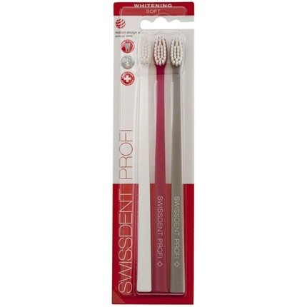 Профессиональная отбеливающая зубная щетка Trio Soft — 3 шт., Swissdent
Профессиональная отбеливающая зубная щетка Trio Soft — 3 шт., Swissdent