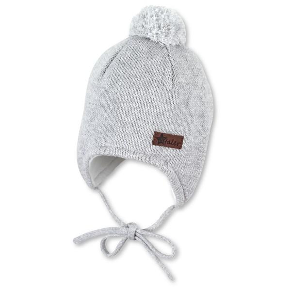 Детская вязаная шапка с помпоном Sterntaler, серебряный
Детская вязаная шапка с помпоном Sterntaler, серебряный