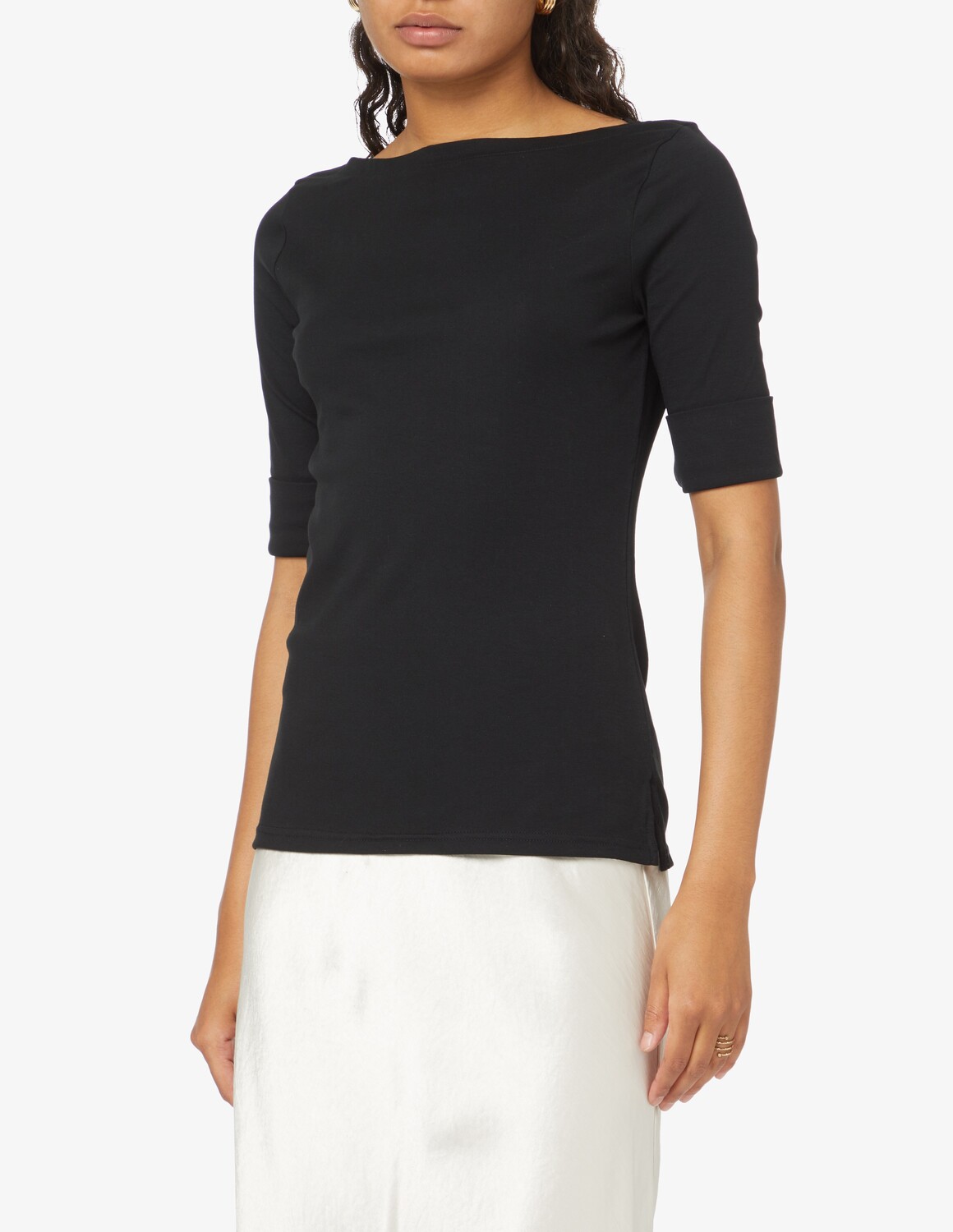 Хлопковый топ Judy с вырезом-лодочкой Lauren Ralph Lauren, черный
Хлопковый топ Judy с вырезом-лодочкой Lauren Ralph Lauren, черный