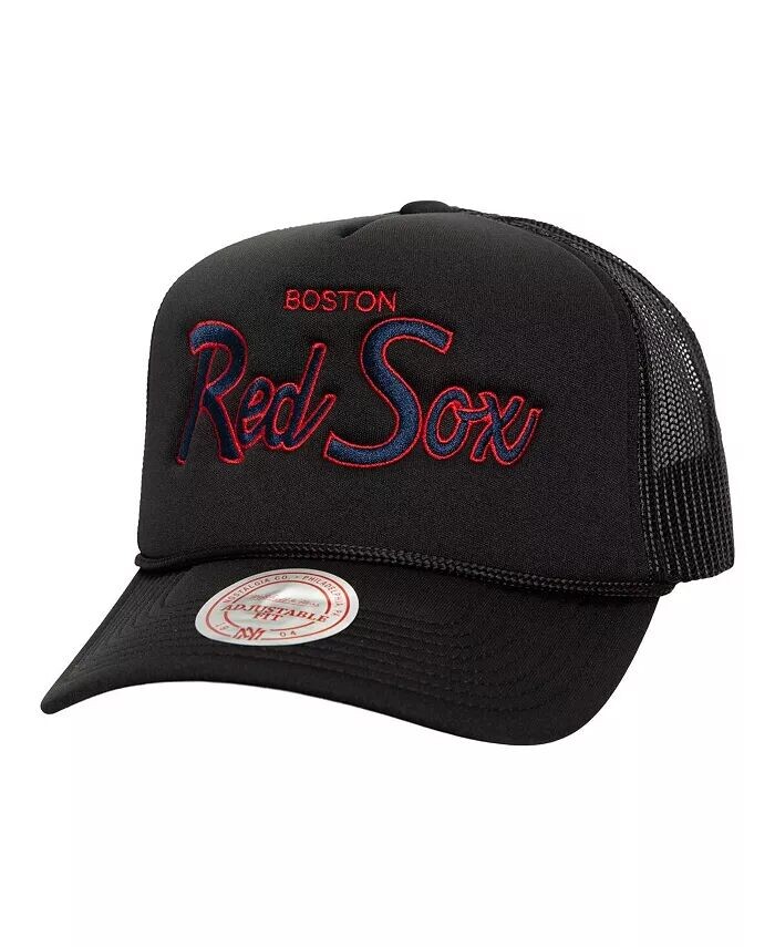 Мужская черная регулируемая кепка Mitchell Ness Boston Red Sox Script Trucker Mitchell & Ness, черный
Мужская черная регулируемая кепка Mitchell Ness Boston Red Sox Script Trucker Mitchell & Ness, черный