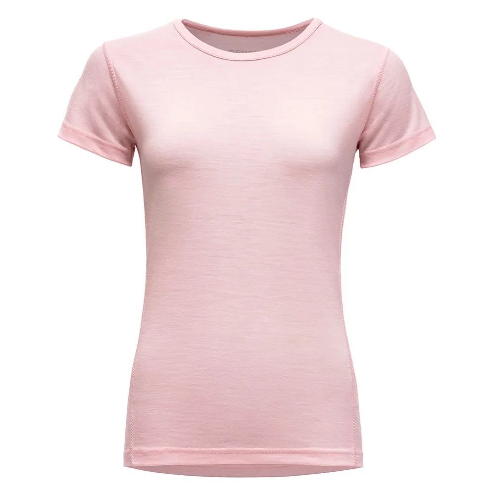 Футболка с коротким рукавом DEVOLD OF NORWAY Breeze Merino 150, розовый 
Футболка с коротким рукавом DEVOLD OF NORWAY Breeze Merino 150, розовый