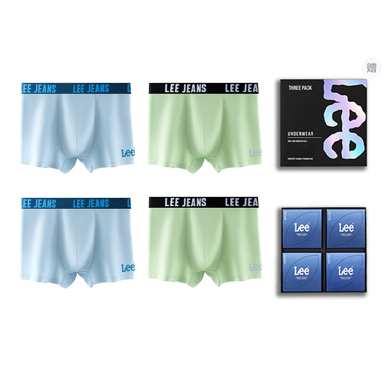 Lee Подарочный набор мужского белья боксеры 4 шт
Lee Подарочный набор мужского белья боксеры 4 шт