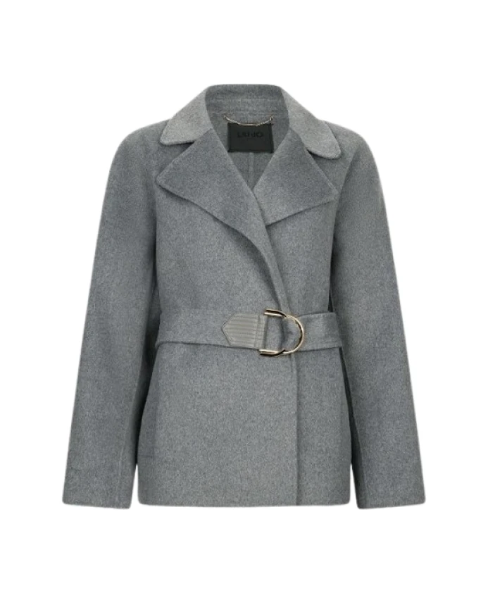 Серое шерстяное пальто с двубортной застежкой на пуговицы. Liu Jo, серый
Серое шерстяное пальто с двубортной застежкой на пуговицы. Liu Jo, серый