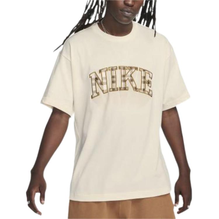 Футболка унисекс светло-бежевая белая Nike
Футболка унисекс светло-бежевая белая Nike