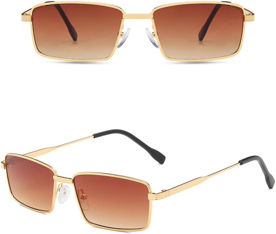 Солнцезащитные очки для мужчин и женщин 2027 года выпуска, прямоугольной формы, с металлической оправой, защита от УФ-излучения UV400, золотистый цвет MTZJH, One Color
Солнцезащитные очки для мужчин и женщин 2027 года выпуска, прямоугольной формы, с металлической оправой, защита от УФ-излучения UV400, золотистый цвет MTZJH, One Color