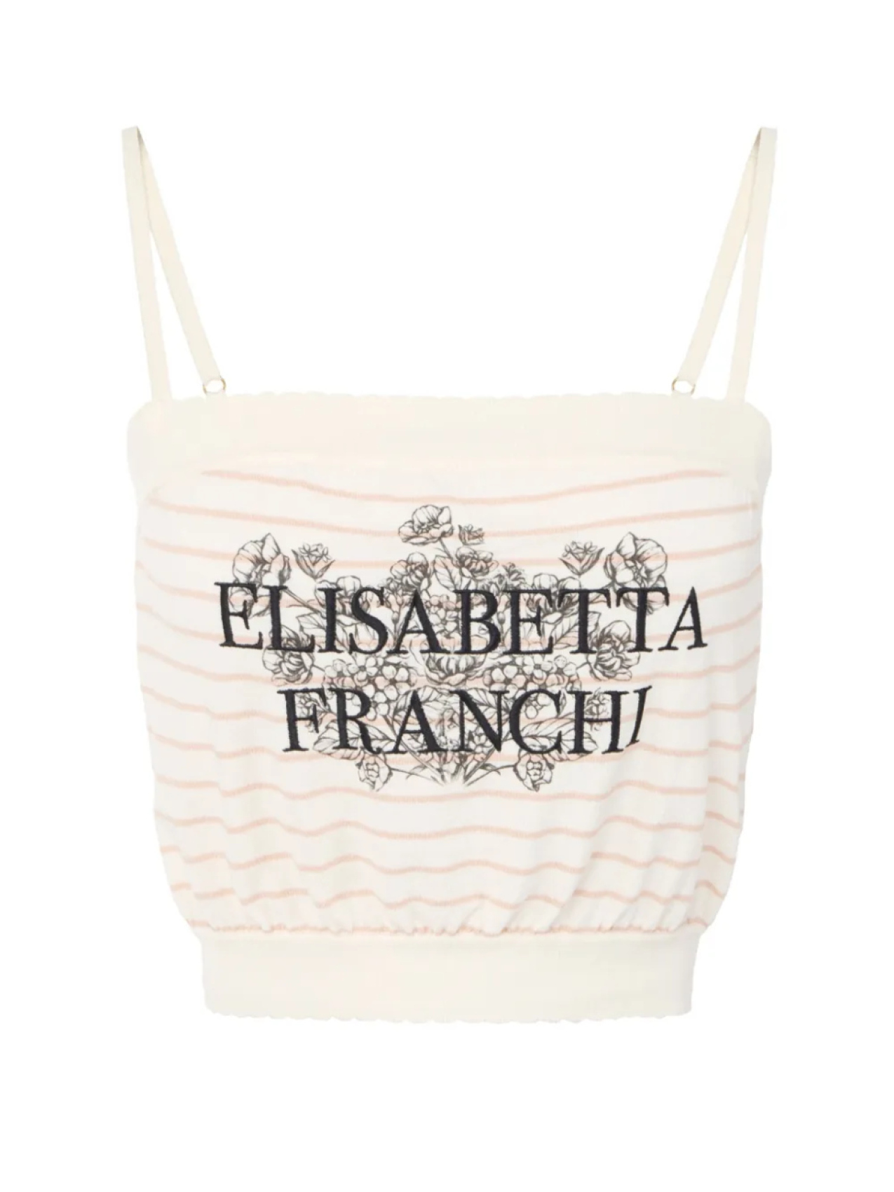 Майка Elisabetta Franchi с логотипом, белый
Майка Elisabetta Franchi с логотипом, белый