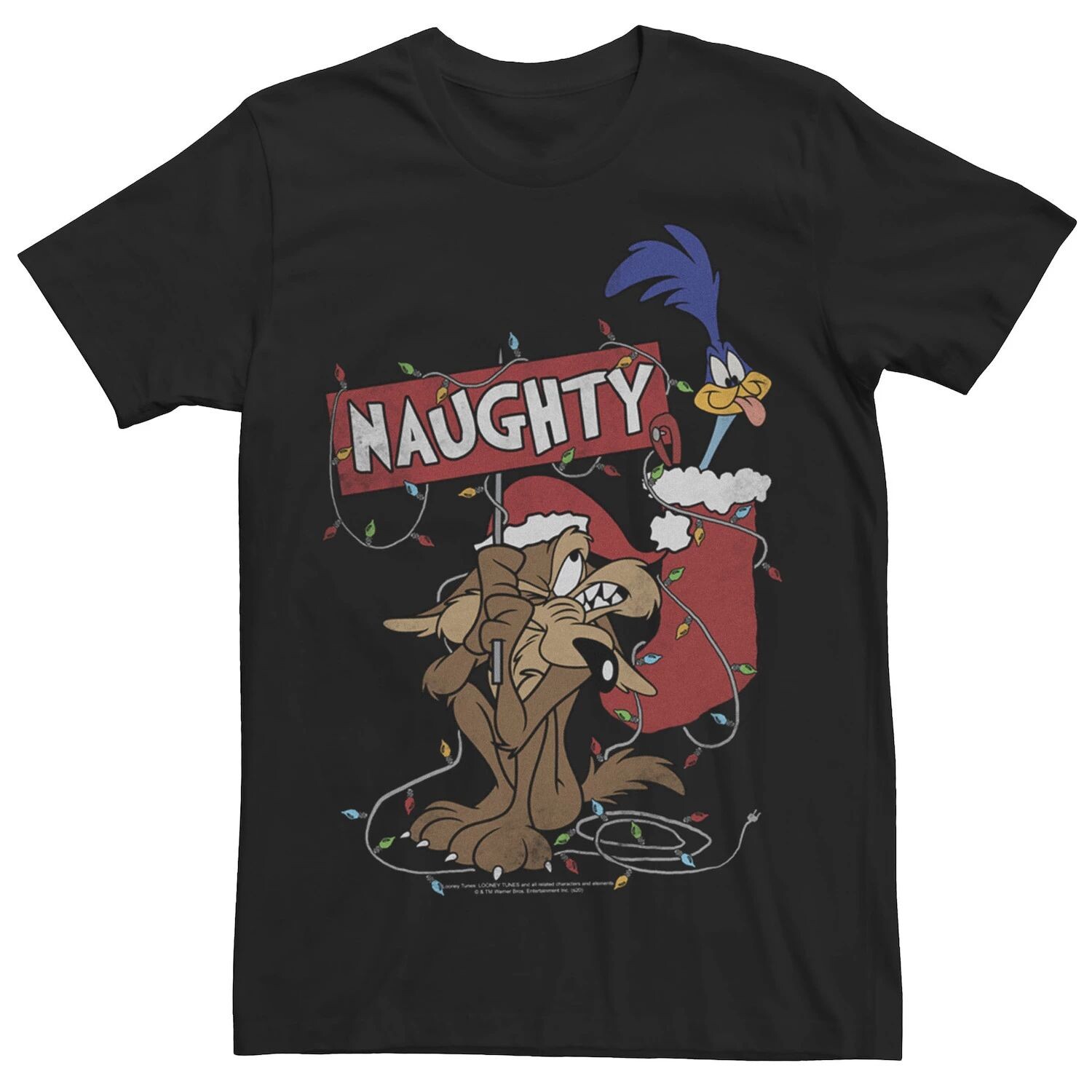 Мужская футболка Naughty Christmas Road Runner & Wile E. Coyote Looney Tunes Licensed Character
Мужская футболка Naughty Christmas Road Runner & Wile E. Coyote Looney Tunes Licensed Character