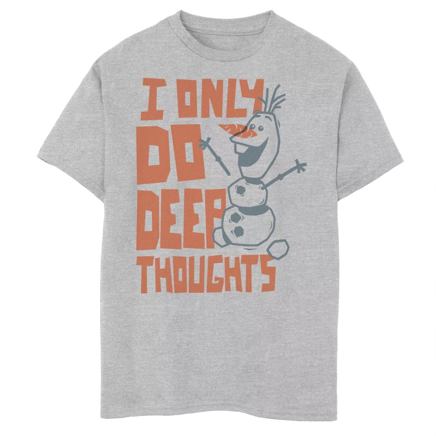 Футболка Disney's Frozen 2 с рисунком Олафа Глубокие мысли для мальчиков 8–20 лет Disney
Футболка Disney's Frozen 2 с рисунком Олафа Глубокие мысли для мальчиков 8–20 лет Disney