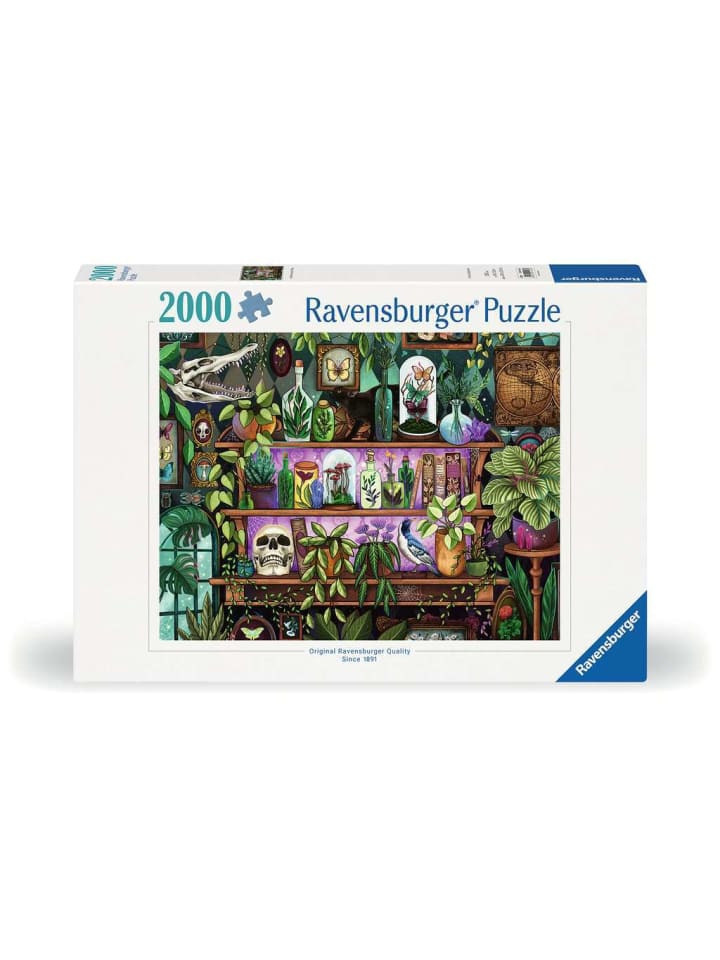 Пазл Ravensburger, 2000 деталей. Любимые вещи ведьмы в цвете
Пазл Ravensburger, 2000 деталей. Любимые вещи ведьмы в цвете