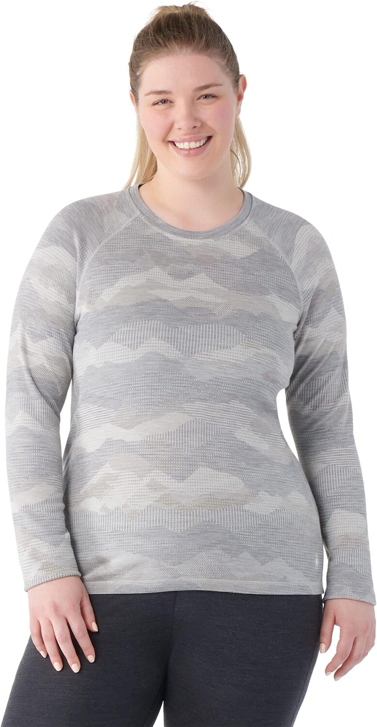 Топ Smartwool Plus Size Classic Thermal Merino Base Layer Crew, цвет Light Gray Mountain Scape
Топ Smartwool Plus Size Classic Thermal Merino Base Layer Crew, цвет Light Gray Mountain Scape
