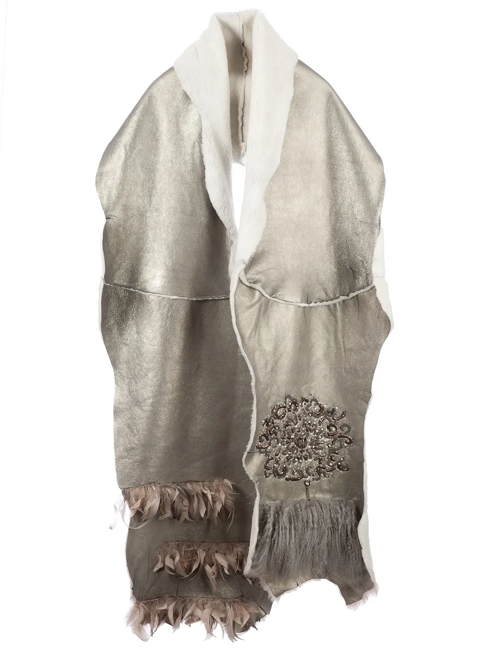 Декорированная накидка-кардиган Le Cuir Perdu, серый
Декорированная накидка-кардиган Le Cuir Perdu, серый