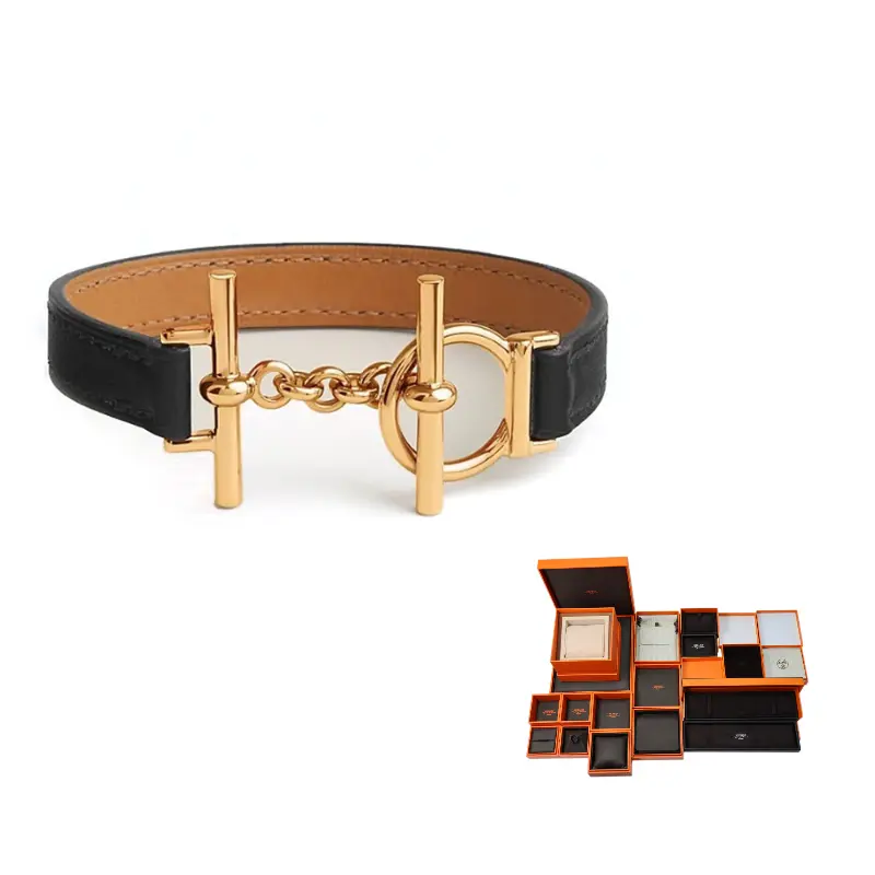 HERMES Кожаный браслет Metal Gold Plated для женщин черный
HERMES Кожаный браслет Metal Gold Plated для женщин черный