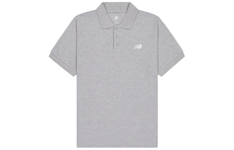 Рубашка поло мужская серая New Balance, серый 
Рубашка поло мужская серая New Balance, серый