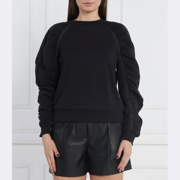 Толстовка обычного кроя с оборками Karl Lagerfeld, черный
Толстовка обычного кроя с оборками Karl Lagerfeld, черный