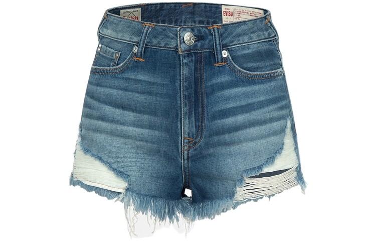 Джинсовые шорты женские джинсовые синие Evisu
Джинсовые шорты женские джинсовые синие Evisu