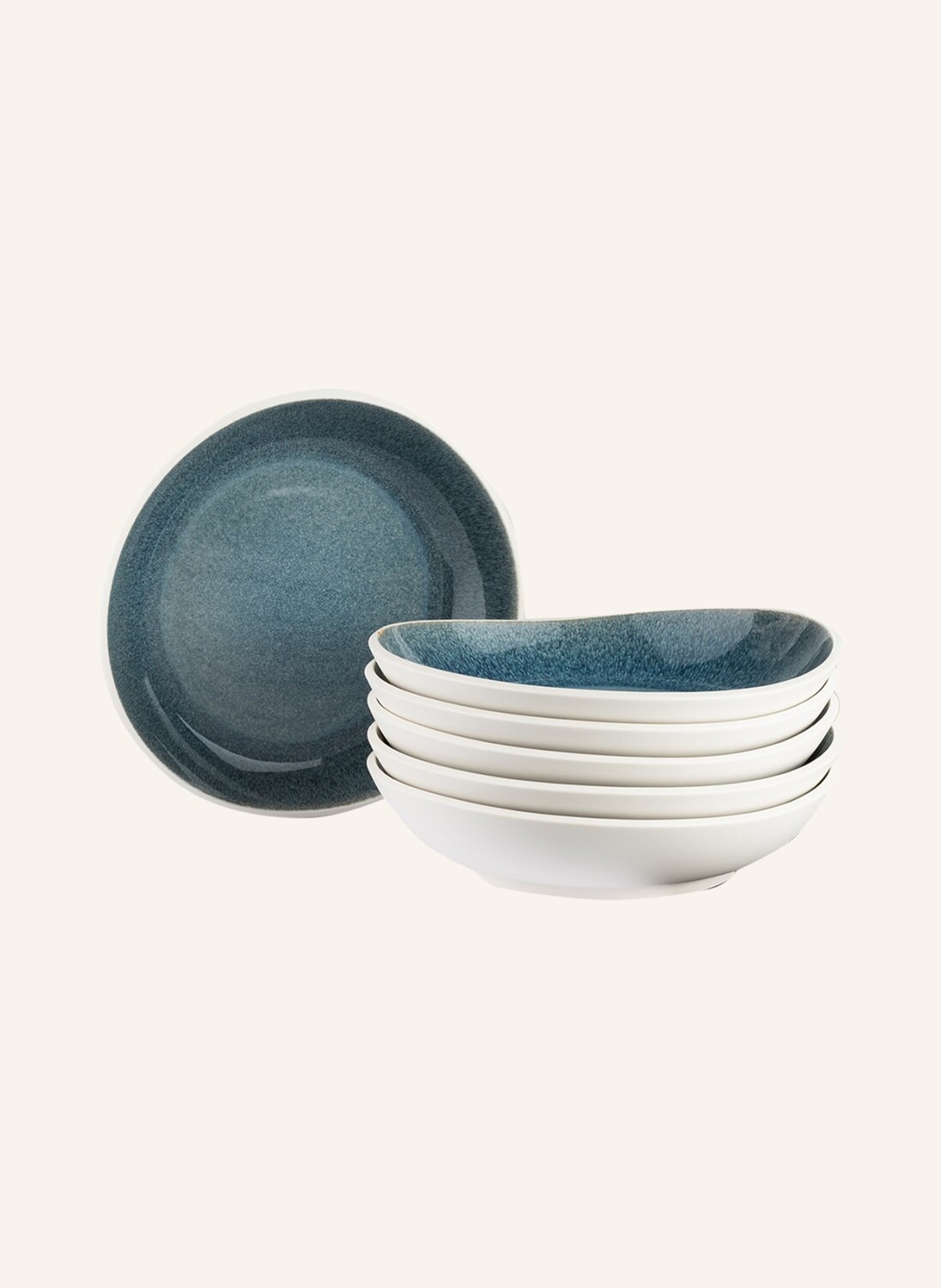 6 шт набор - Суповая тарелка Rosenthal JUNTO AQUAMARINE, диаметр 22 см, цвет blau/creme
6 шт набор - Суповая тарелка Rosenthal JUNTO AQUAMARINE, диаметр 22 см, цвет blau/creme