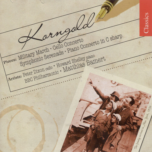 CD диск Korngold / Dixon / Shelley / BBC Phil / Bamert: Military March / Cello Cto / Symphonic Serenade
CD диск Korngold / Dixon / Shelley / BBC Phil / Bamert: Military March / Cello Cto / Symphonic Serenade