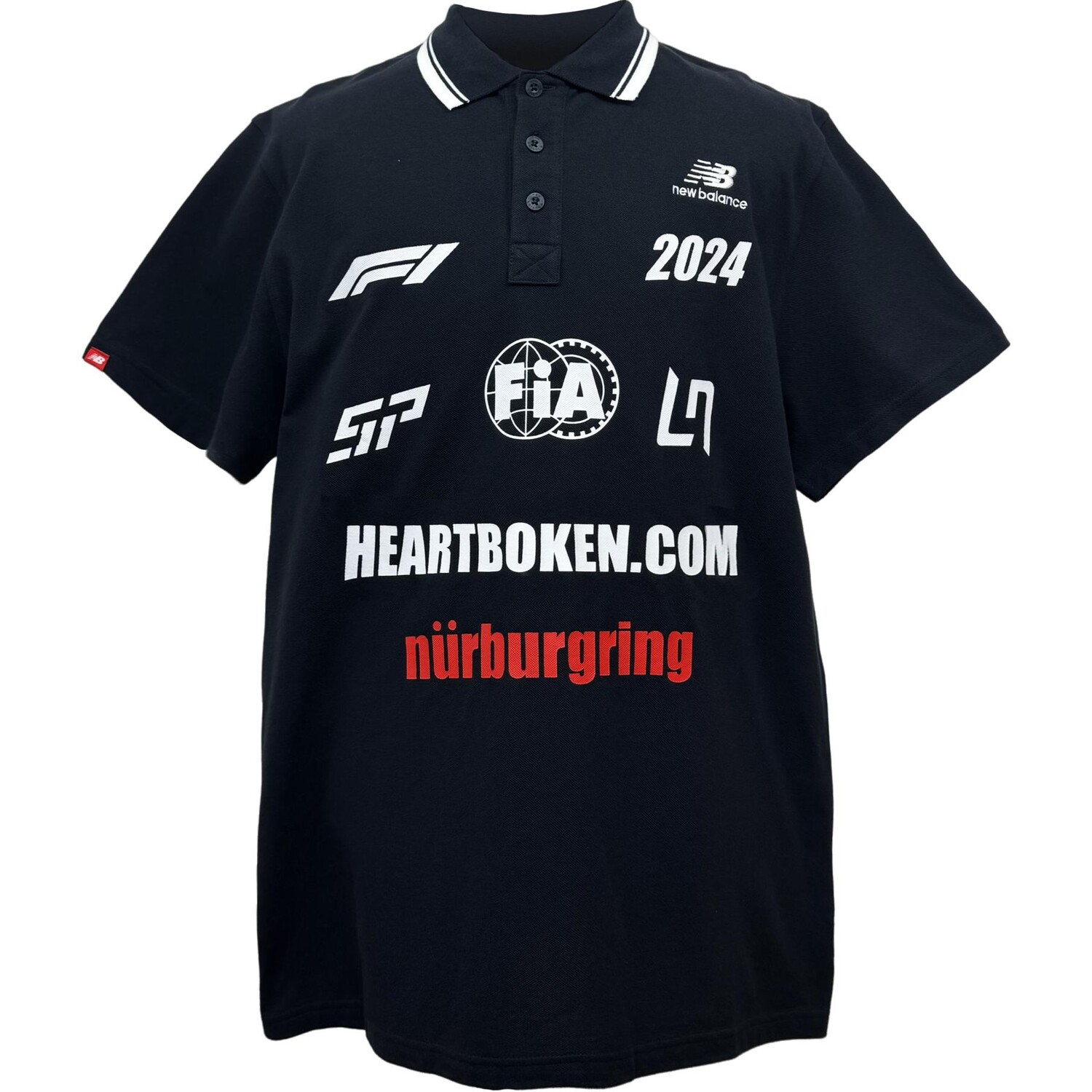 Рубашка поло унисекс черная New Balance, черный
Рубашка поло унисекс черная New Balance, черный