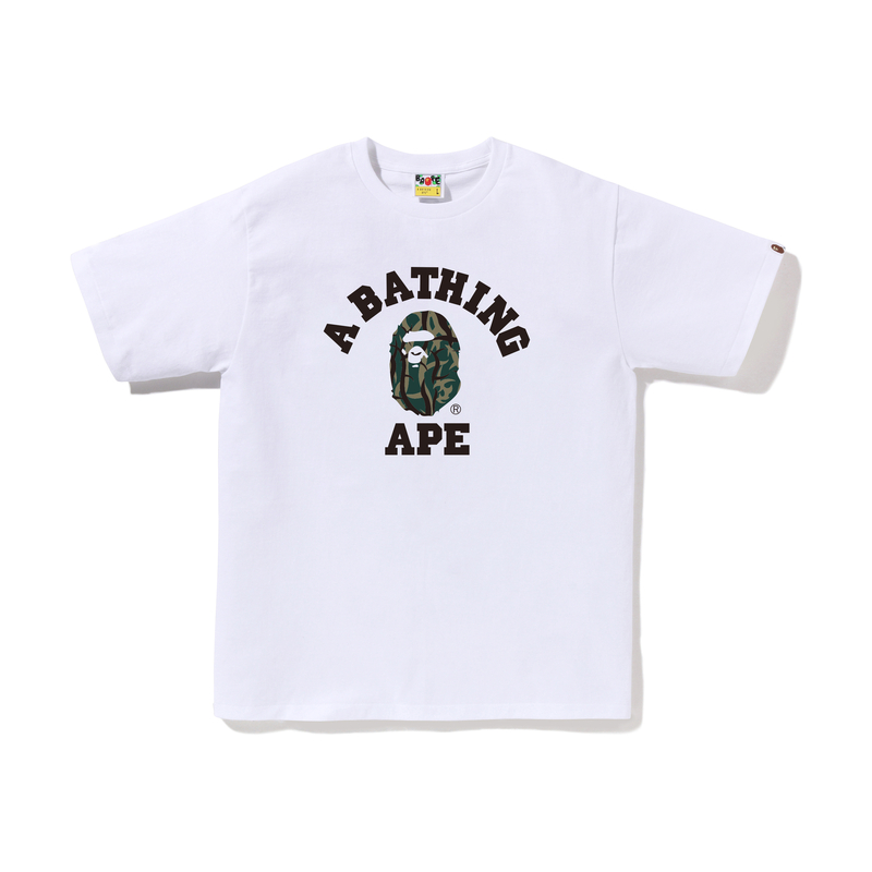 Бейп триал камуфляжная футболка колледж A BATHING APE, белый
Бейп триал камуфляжная футболка колледж A BATHING APE, белый