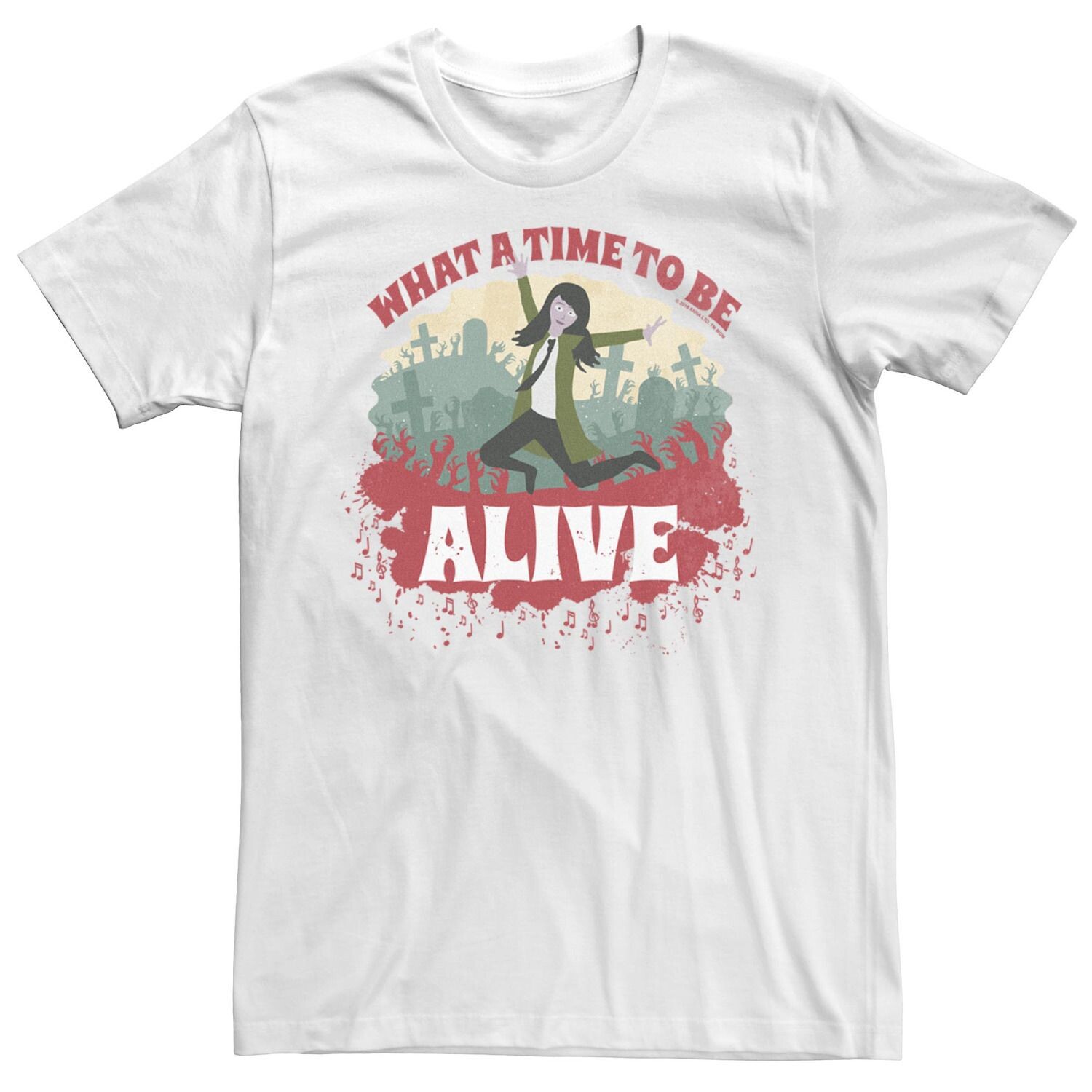 Мужская футболка «Анна и апокалипсис What a time to be Alive Jumping for Joy Tee» Licensed Character
Мужская футболка «Анна и апокалипсис What a time to be Alive Jumping for Joy Tee» Licensed Character