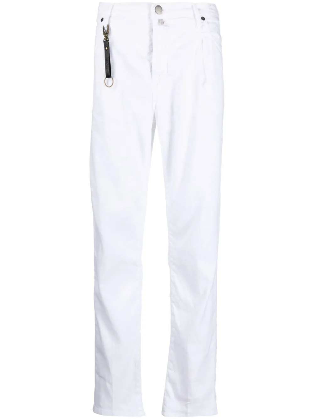 Зауженные брюки из смесового льна Incotex, белый
Зауженные брюки из смесового льна Incotex, белый