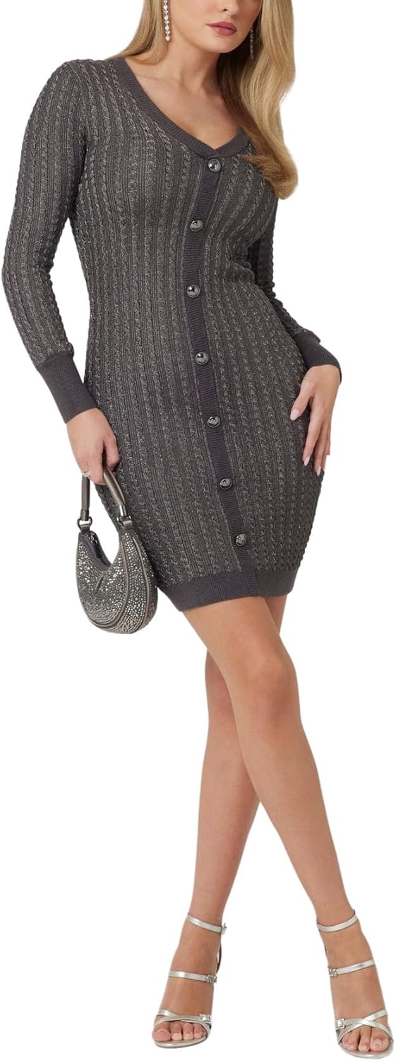 GUESS Женское платье Eco с длинными рукавами и открытыми плечами Amber Cable, Dove White
GUESS Женское платье Eco с длинными рукавами и открытыми плечами Amber Cable, Dove White