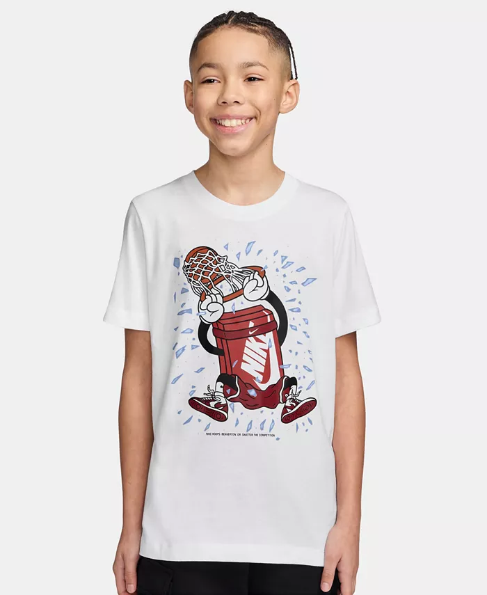 Футболка с круглым вырезом Big Boys Sportswear Nike, белый
Футболка с круглым вырезом Big Boys Sportswear Nike, белый