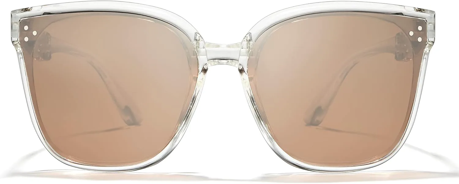 Круглые складные солнцезащитные очки Cyxus для женщин и мужчин, поляризованные, с защитой от УФ-излучения UV 400, складные солнцезащитные очки, Clear/ Brown-1037
Круглые складные солнцезащитные очки Cyxus для женщин и мужчин, поляризованные, с защитой от УФ-излучения UV 400, складные солнцезащитные очки, Clear/ Brown-1037